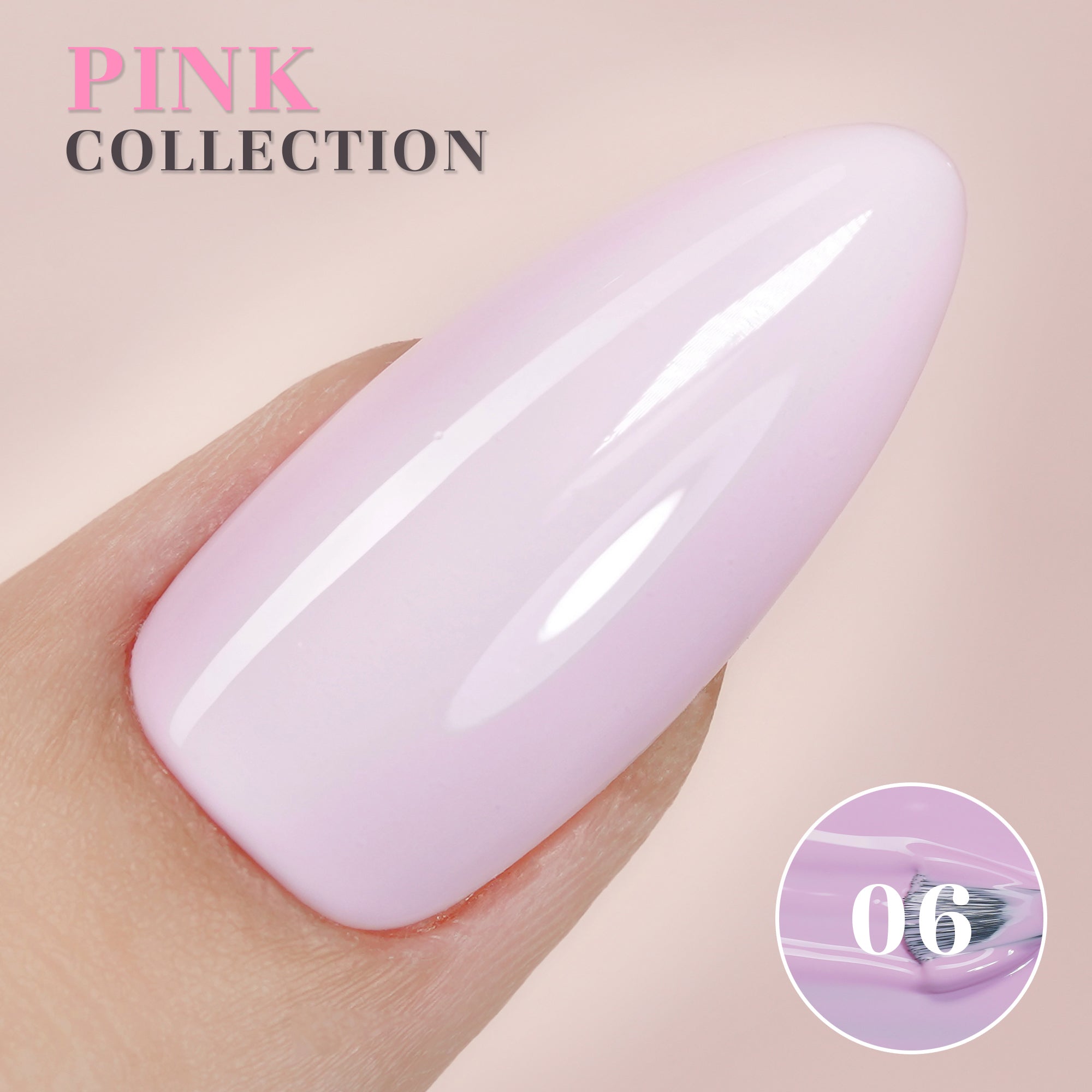 LAVIS Set 24 Colors Gel Pink Collection - DTK Nail Supply