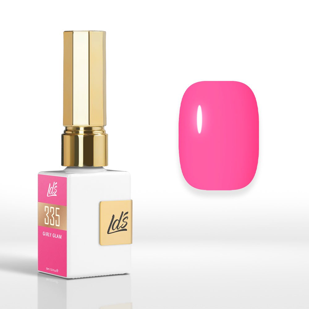 LDS Color Craze 335 Girly Glam Gel Polish — Soft Pink | DTK – DTK