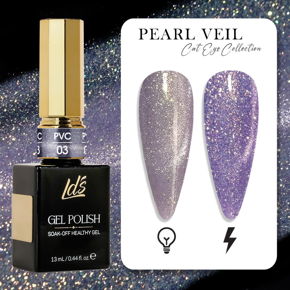 LDS Pearl CE - 03 - Pearl Veil Cat Eye Collection - DTK Nail Supply