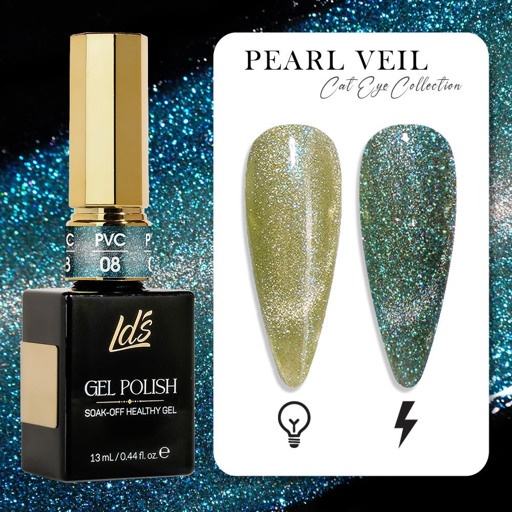 LDS Pearl CE - 08 - Pearl Veil Cat Eye Collection - DTK Nail Supply