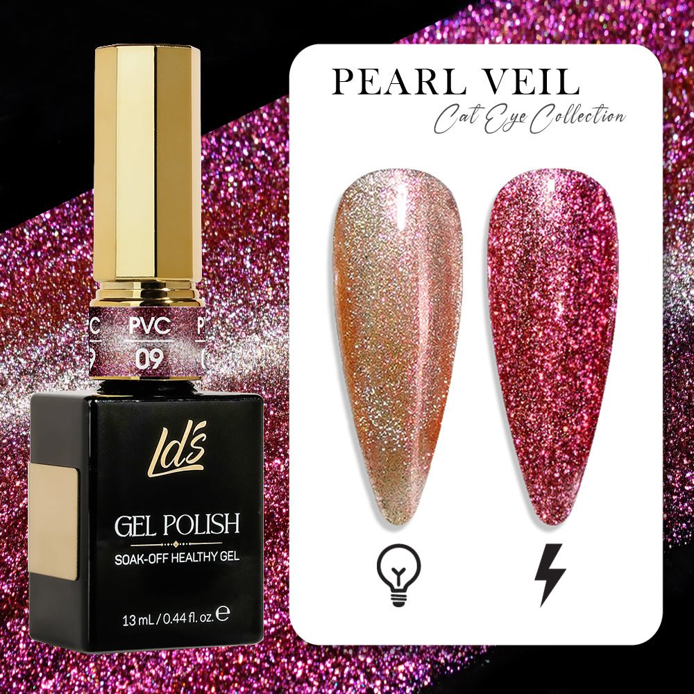 LDS Pearl CE - 09 - Pearl Veil Cat Eye Collection - DTK Nail Supply