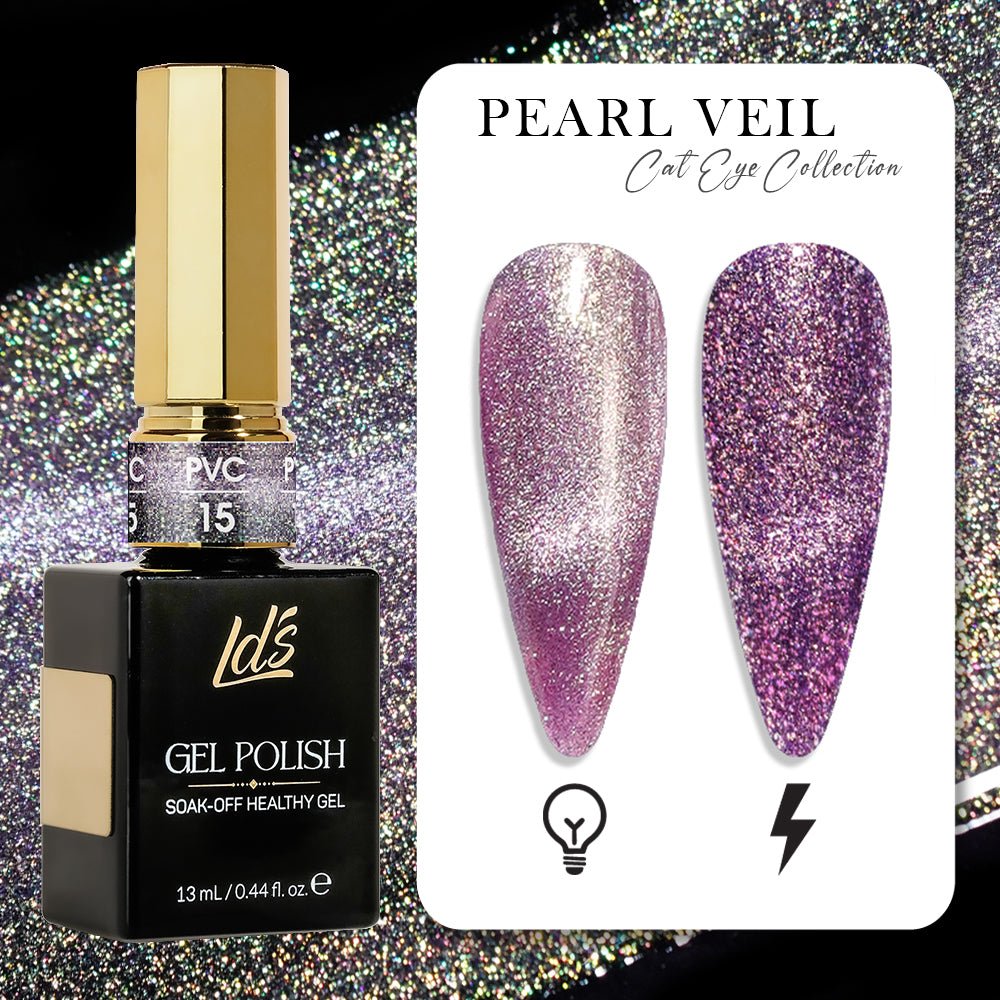 LDS Pearl CE - 15 - Pearl Veil Cat Eye Collection - DTK Nail Supply