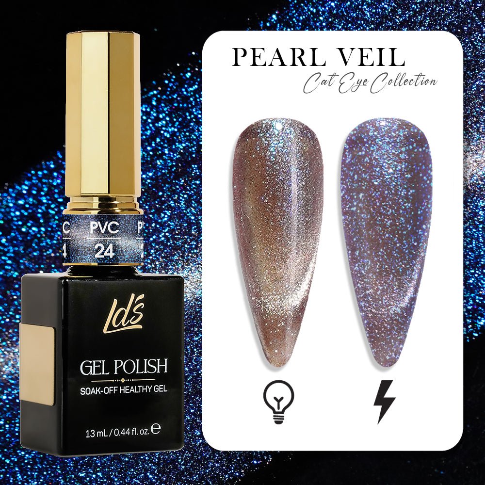 LDS Pearl CE - 24 - Pearl Veil Cat Eye Collection - DTK Nail Supply
