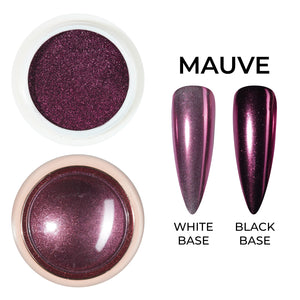 Classic Chrome Nail Powder - Mauve