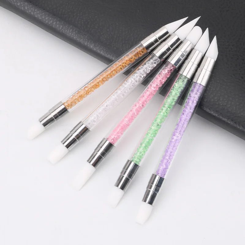 Nail Art Sculpture Pen Acrylic Dual Tipped - 5 Pcs - DTK Nail Supply