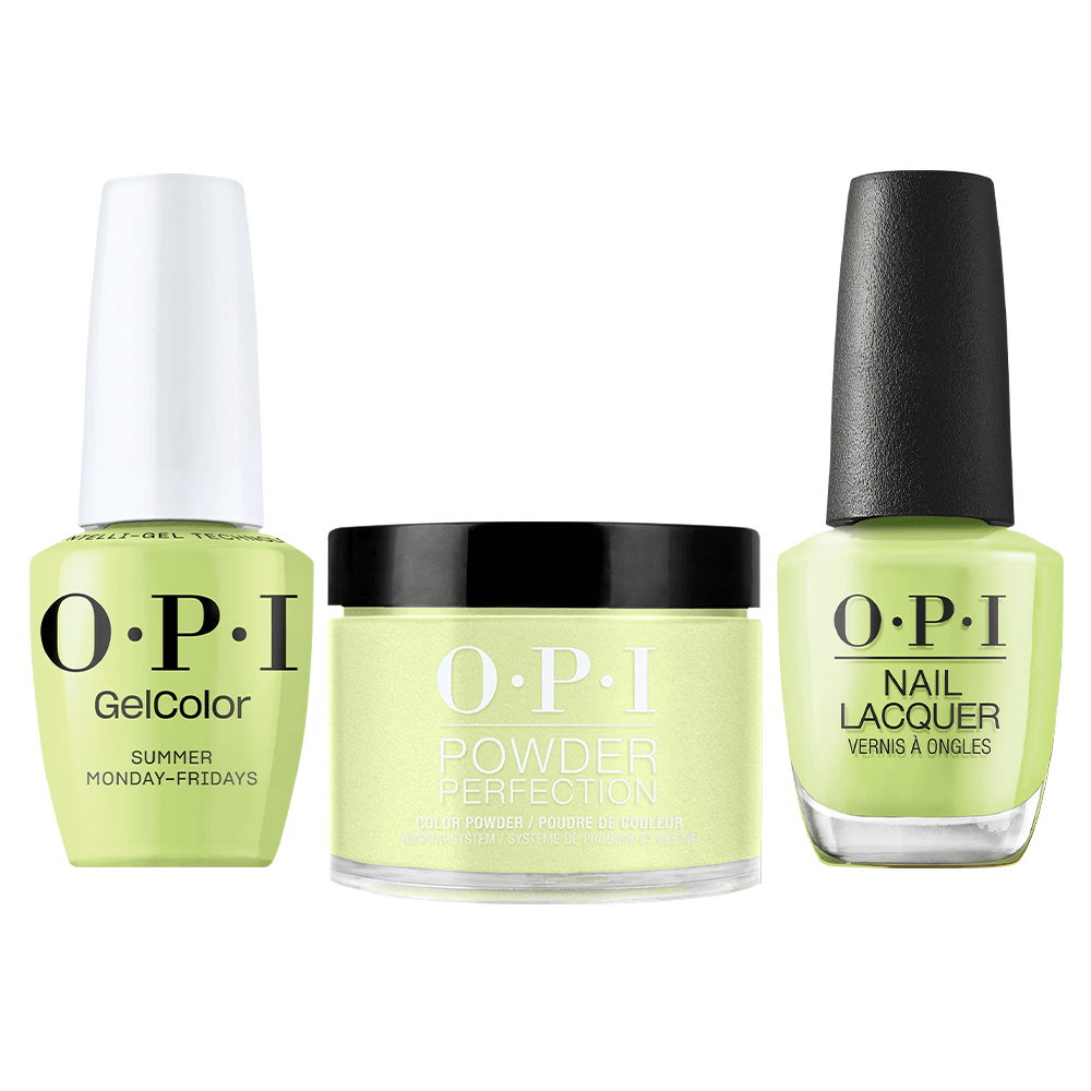 OPI Intelli 3 in 1 - P012 Summer Monday - Fridays - Dip, Gel & Lacquer Matching - DTK Nail Supply