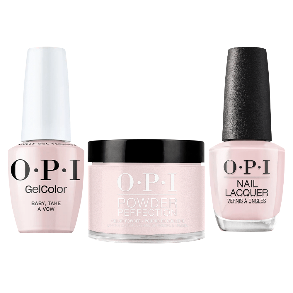 OPI Intelli 3 in 1 - SH1 Baby, Take a Vow - Dip, Gel & Lacquer Matching - DTK Nail Supply