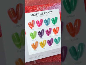 LAVIS Cat Eyes CE3 - Gel Polish 0.5 oz - Tropical Candy Collection