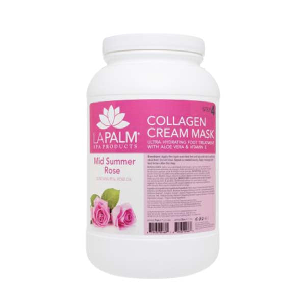 La Palm Collagen Cream Mask - 1 Gallon - Mid Summer Rose by La Palm sold by DTK Nail Supply