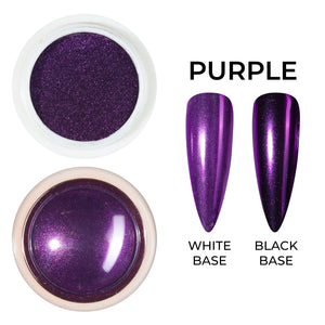 Classic Chrome Nail Powder - Purple
