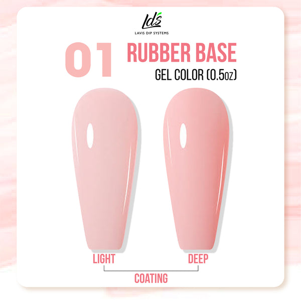 LDS RB-01 LDS Rubber Base Collection by LDS sold by DTK Nail Supply