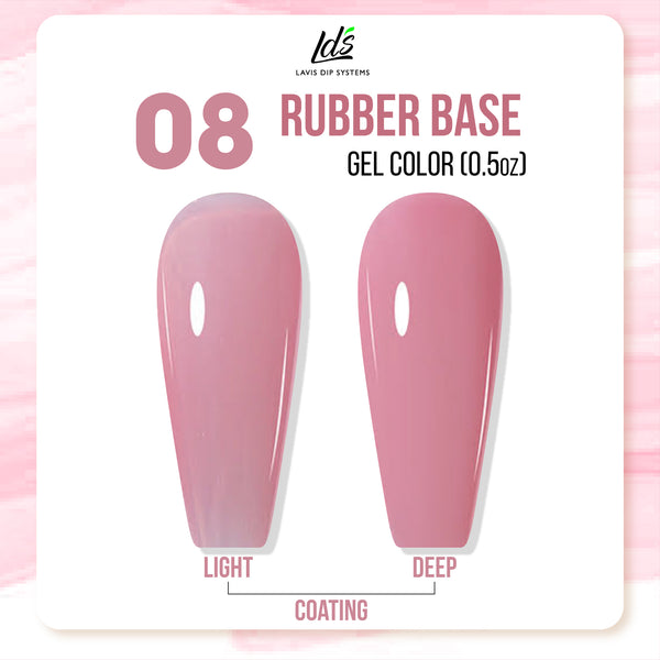 LDS RB-08 LDS Rubber Base Collection by LDS sold by DTK Nail Supply