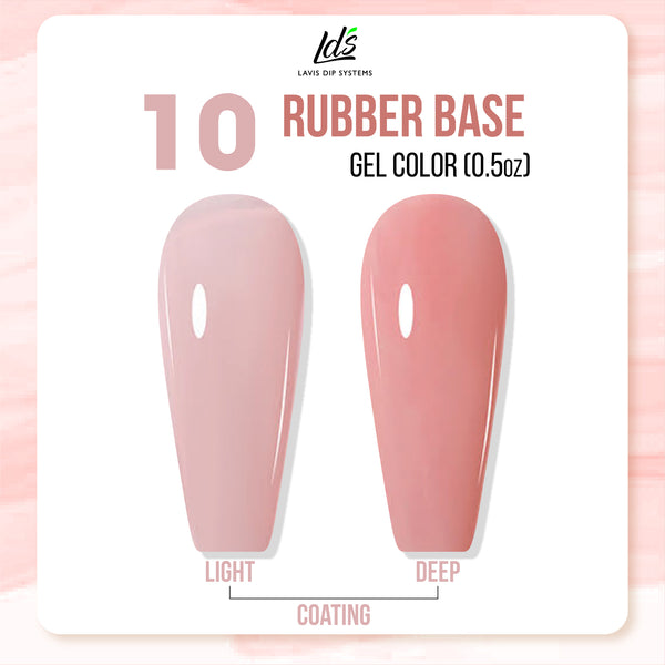 LDS RB-10 LDS Rubber Base Collection by LDS sold by DTK Nail Supply
