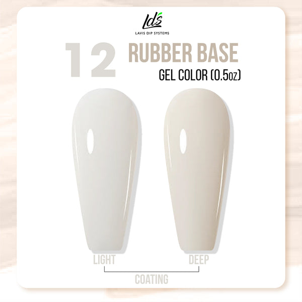 LDS RB-12 LDS Rubber Base Collection by LDS sold by DTK Nail Supply
