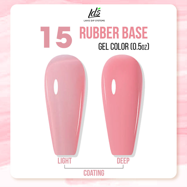 LDS RB-15 LDS Rubber Base Collection by LDS sold by DTK Nail Supply