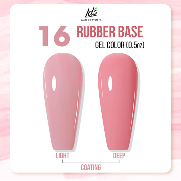 LDS RB-16 LDS Rubber Base Collection by LDS sold by DTK Nail Supply