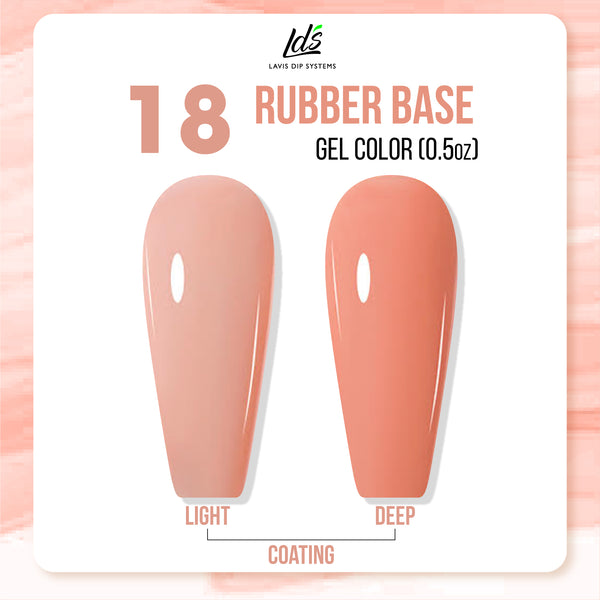 LDS RB-18 LDS Rubber Base Collection by LDS sold by DTK Nail Supply
