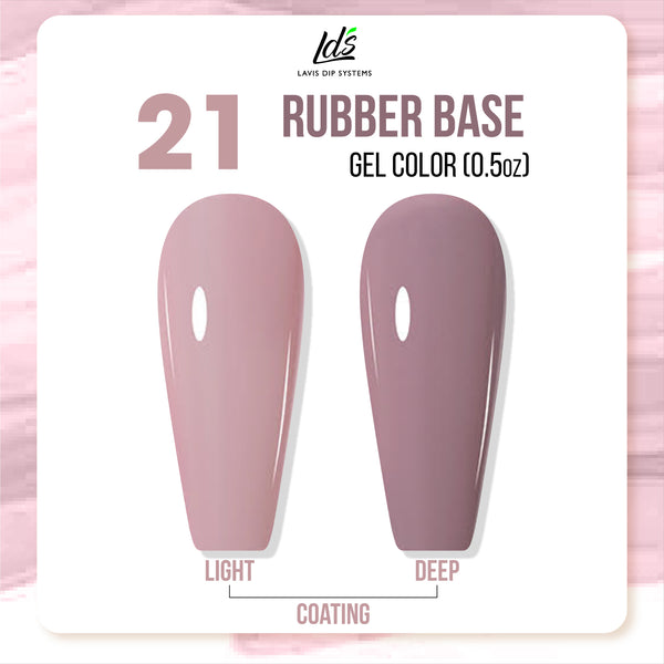 LDS RB-21 LDS Rubber Base Collection by LDS sold by DTK Nail Supply