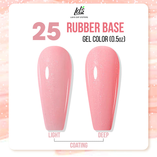 LDS RB-25 LDS Rubber Base Collection by LDS sold by DTK Nail Supply
