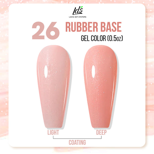 LDS RB-26 LDS Rubber Base Collection by LDS sold by DTK Nail Supply