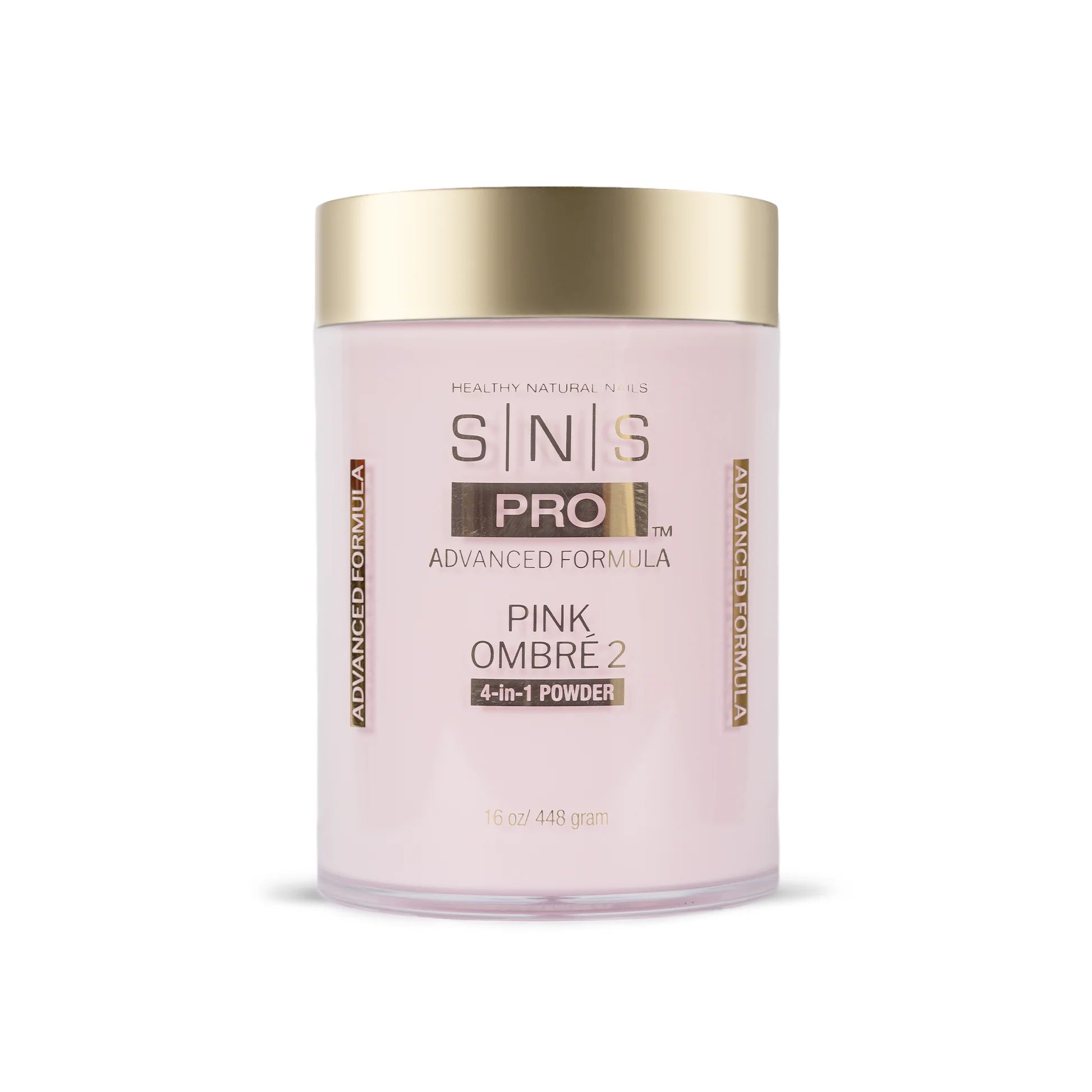 SNS 4 - in - 1 Pink & White Powder 16oz - Pink Ombre 2 - DTK Nail Supply