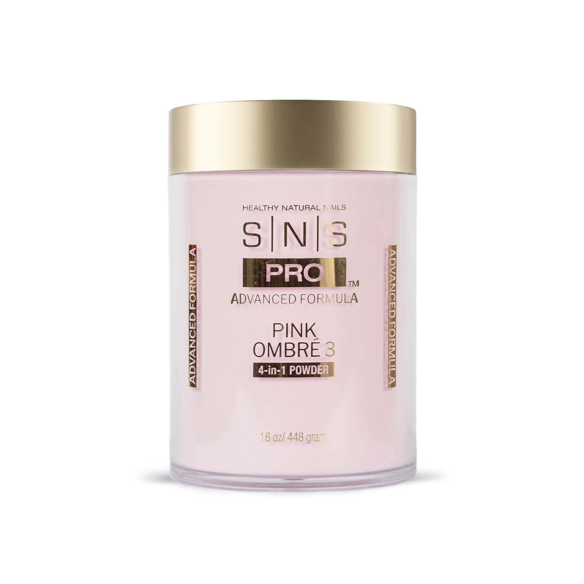 SNS 4 - in - 1 Pink & White Powder 16oz - Pink Ombre 3 - DTK Nail Supply