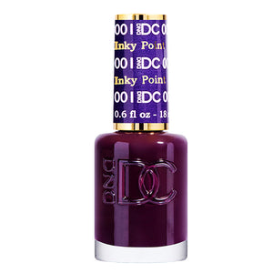 DND DC Nail Lacquer - 001 Purple Colors - Inky Point by DND DC sold by DTK Nail Supply