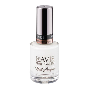 LAVIS Nail Lacquer - 001 A Perfect Cloud by LAVIS NAILS sold by DTK Nail Supply