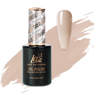  LDS Gel Polish 002 - Beige Colors - Oatmeal by LDS sold by DTK Nail Supply