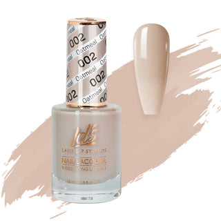  LDS 002 Oatmeal - LDS Healthy Nail Lacquer 0.5oz by LDS sold by DTK Nail Supply