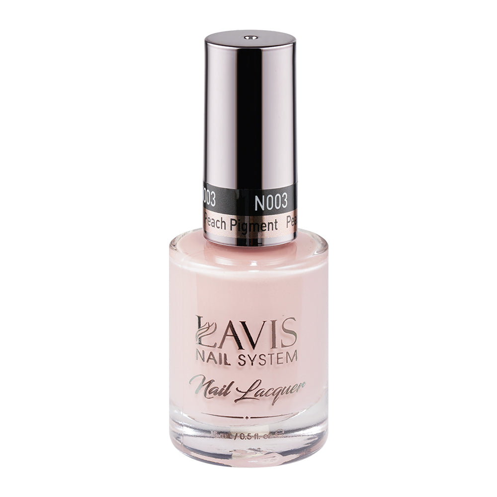 LAVIS Nail Lacquer - 003 Peach Pigment by LAVIS NAILS sold by DTK Nail Supply