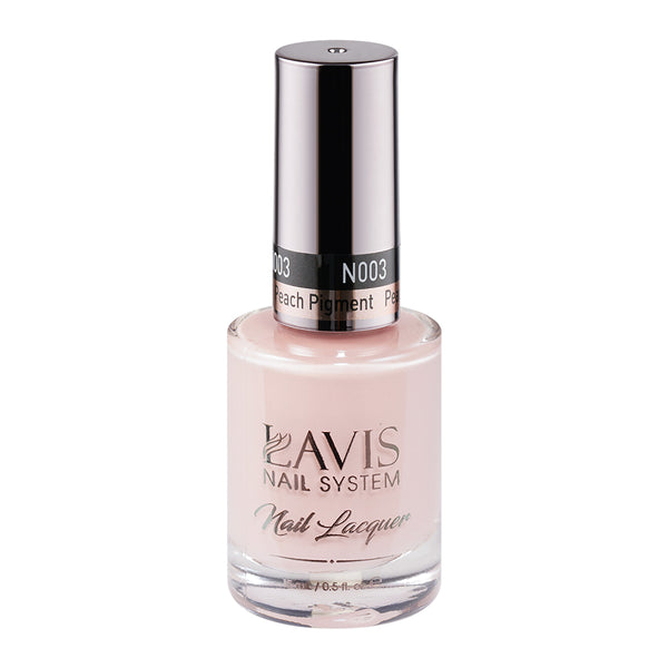 LAVIS Nail Lacquer - 003 Peach Pigment by LAVIS NAILS sold by DTK Nail Supply