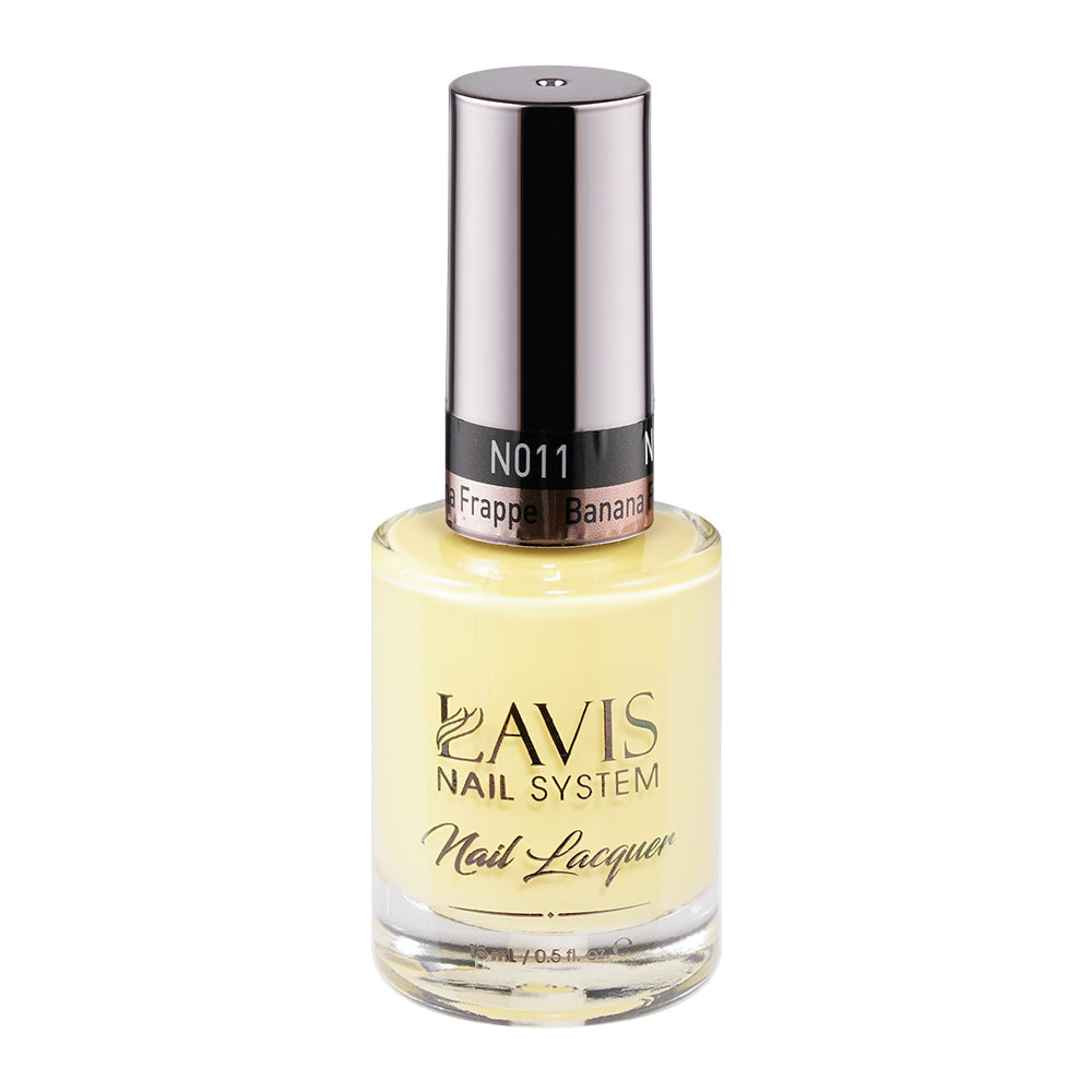 LAVIS Nail Lacquer - 011 Banana Frappe by LAVIS NAILS sold by DTK Nail Supply