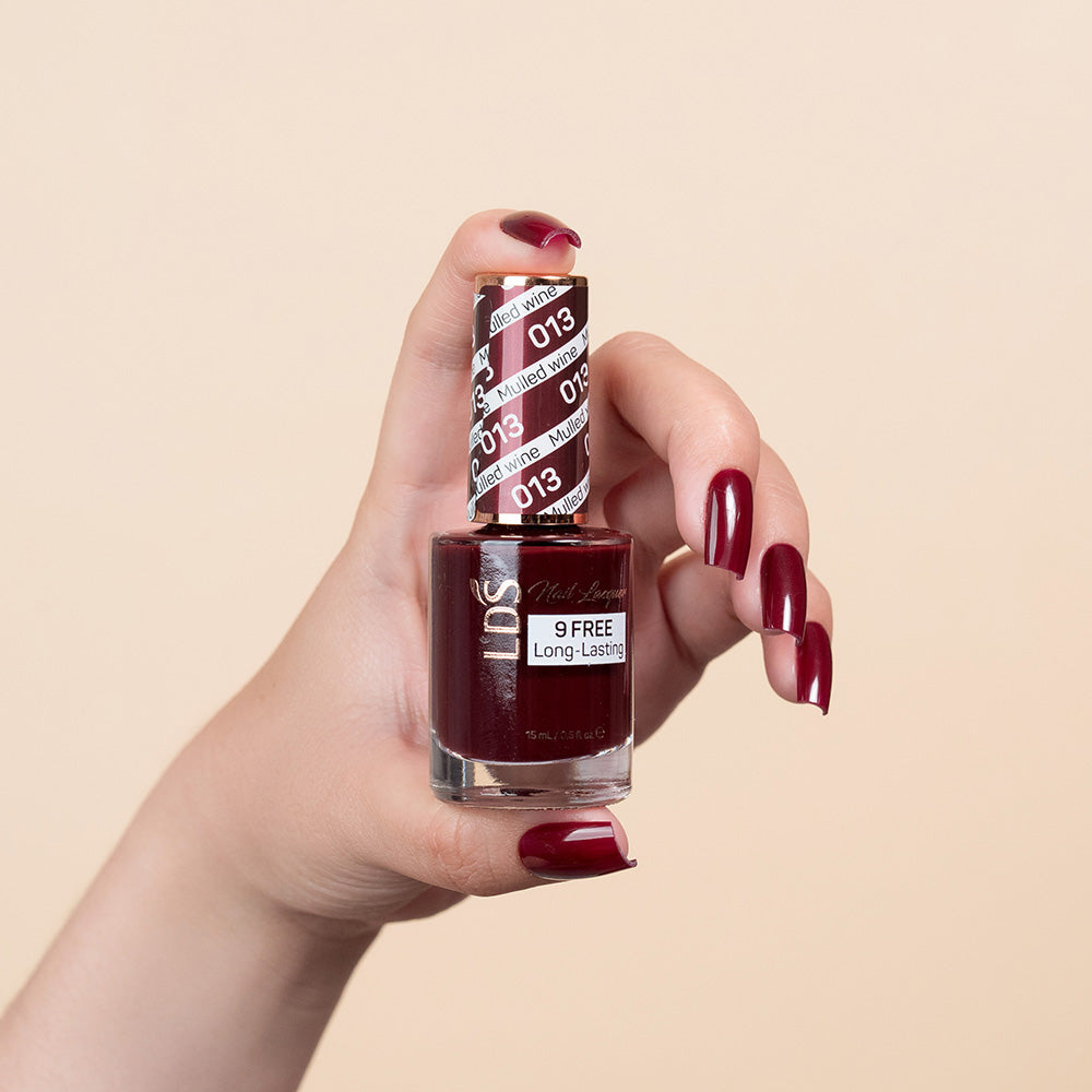 LDS Nail Lacquer - 013 Mulled Wine by LDS sold by DTK Nail Supply