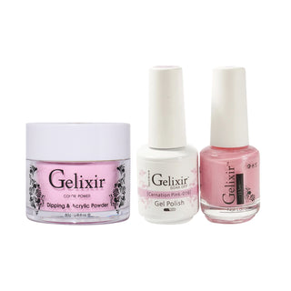 Gelixir 3 in 1 - 016 Carnation Pink - Acrylic & Dip Powder, Gel & Lacquer by Gelixir sold by DTK Nail Supply