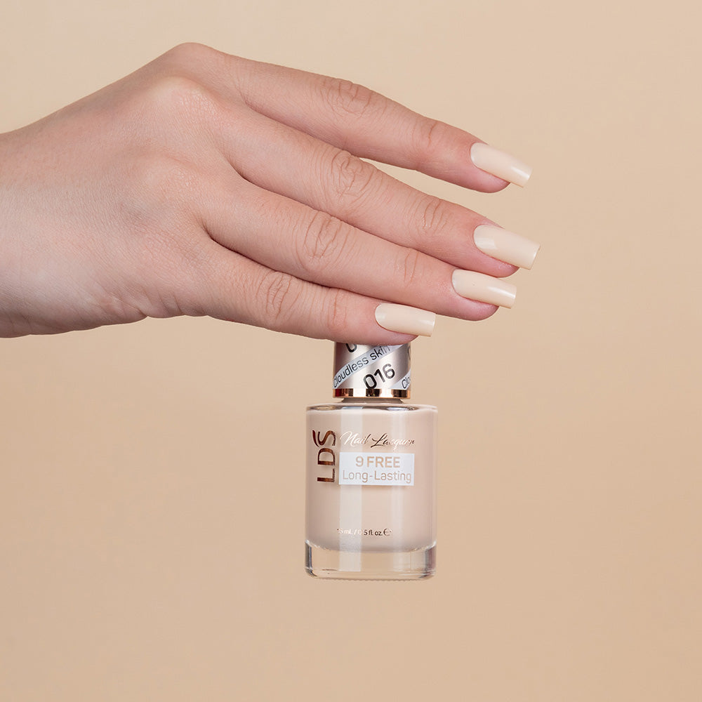 LDS Nail Lacquer - 016 Cloudless Skin by LDS sold by DTK Nail Supply