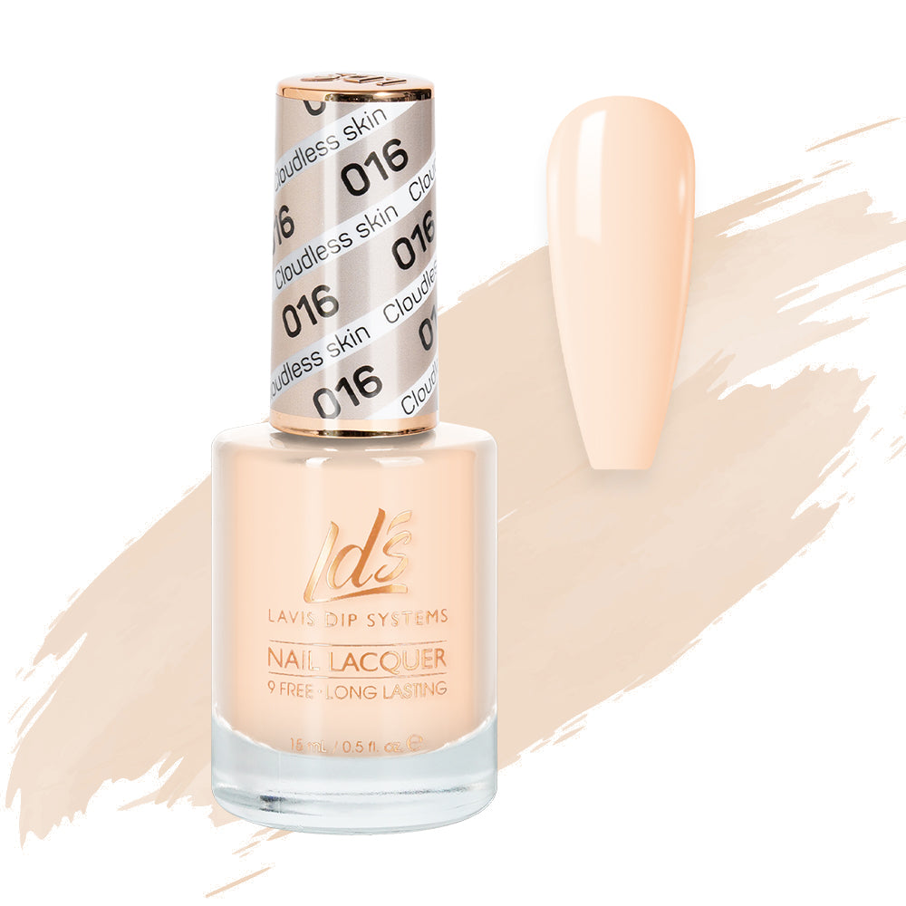 LDS Nail Lacquer - 016 Cloudless Skin by LDS sold by DTK Nail Supply