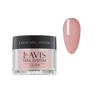  Lavis Acrylic Powder - 017 Rosewater Macaroons - Beige, Brown Colors by LAVIS NAILS sold by DTK Nail Supply