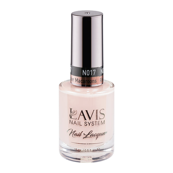 LAVIS Nail Lacquer - 017 Rosewater Macaroons by LAVIS NAILS sold by DTK Nail Supply