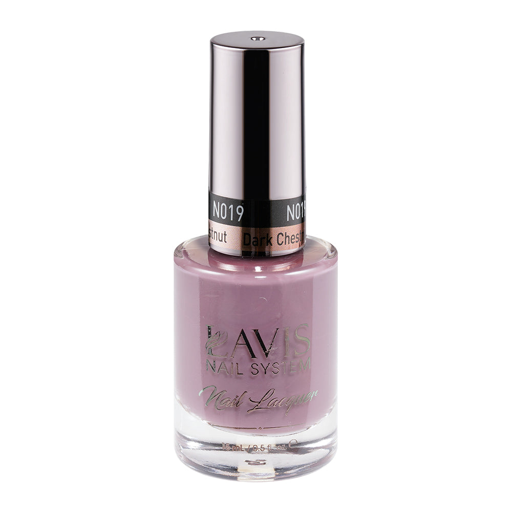 LAVIS Nail Lacquer - 019 Dark Chestnut by LAVIS NAILS sold by DTK Nail Supply