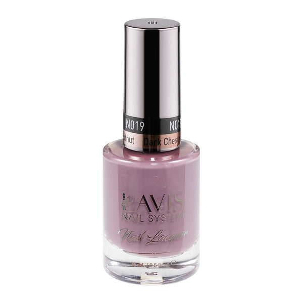 LAVIS Nail Lacquer - 019 Dark Chestnut by LAVIS NAILS sold by DTK Nail Supply