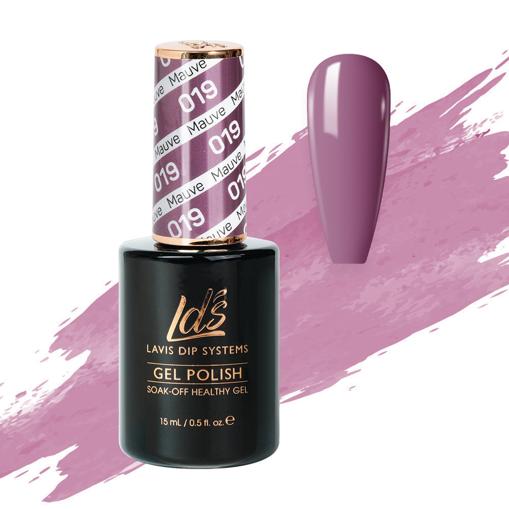 LDS Gel Polish 019 - Purple Colors - Mauve