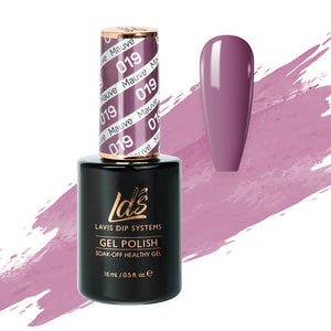 LDS Gel Polish 019 - Purple Colors - Mauve