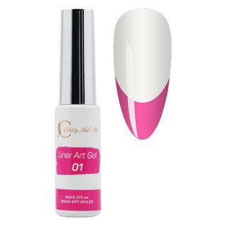  CNA Gel Polish Nail Art Liner - Pink 01 by CNA sold by DTK Nail Supply