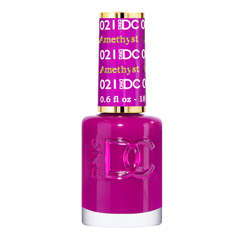 DND DC Nail Lacquer - 021 Purple Colors - Amethyst by DND DC sold by DTK Nail Supply