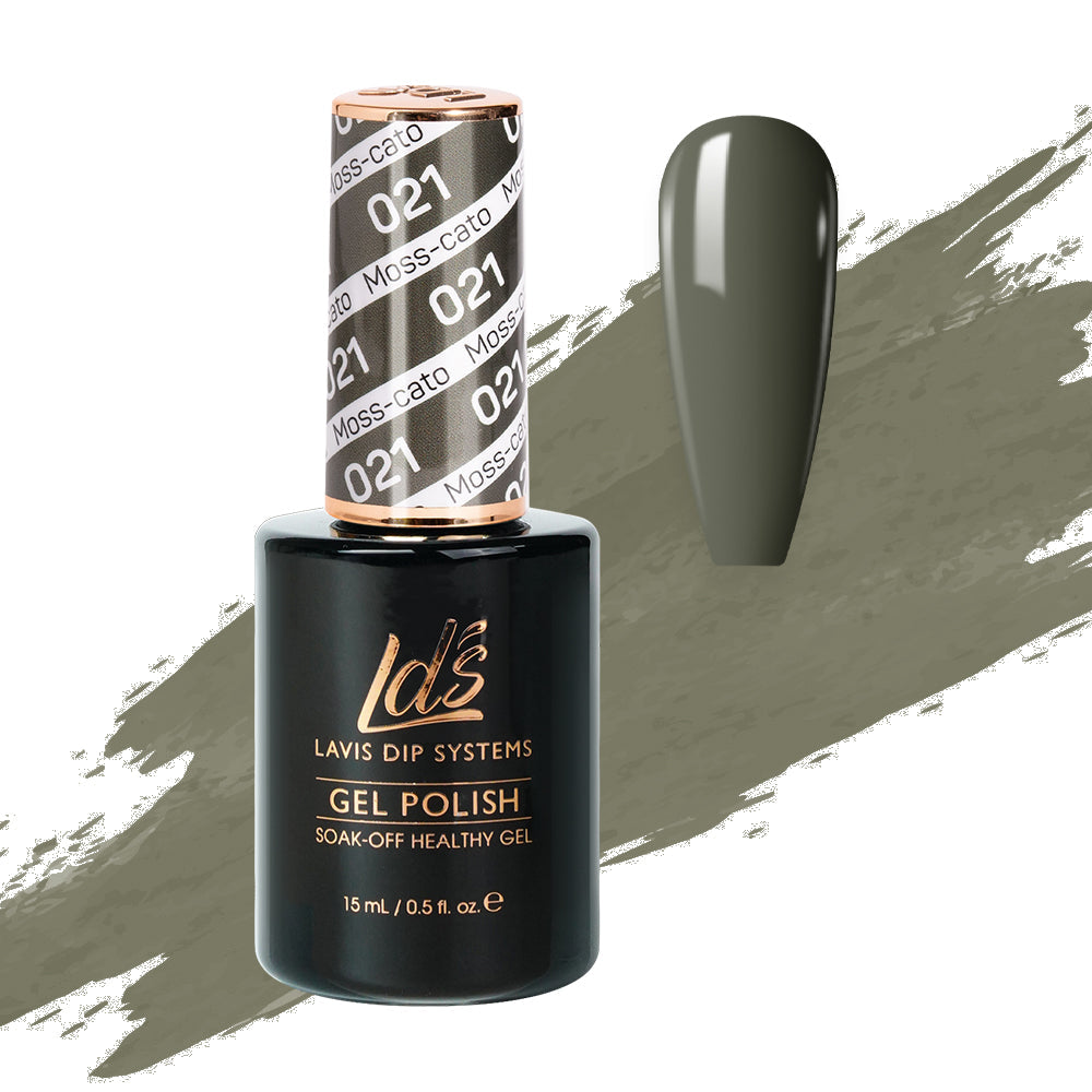 LDS Gel Polish 021 - Green Colors - Moss-Cato