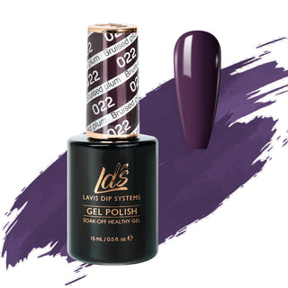  LDS Gel Polish 022 - Purple Colors - Bruised Plum by LDS sold by DTK Nail Supply