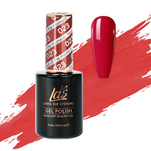 LDS Gel Polish 023 - Red Colors - Heat Of The Moment