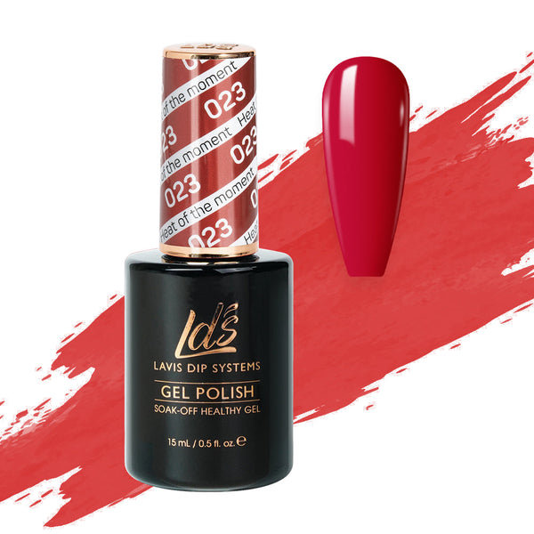LDS Gel Polish 023 - Red Colors - Heat Of The Moment