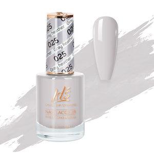 LDS Nail Lacquer - 025 Gray Heather by LDS sold by DTK Nail Supply